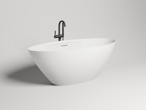 Ванна из искусственного камня Salini DIVA 102221MF 180х85 отдельностоящая овальная